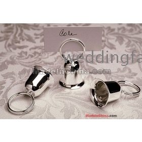 Silver Bell Place Card Holder