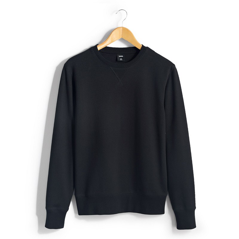 plain black sweater mens
