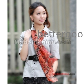 100%Georgette Fashional Scarf Ladies' Scarf Twill Style Scarf KL11101-5PCS-Freeshipping