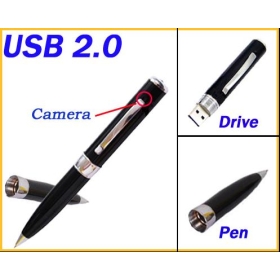10 pc / lotto spy mini macchina fotografica del dvr della penna ( 640 * 480) con 2G 4G generazione in Flash