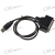 USB DB25 soros port + CN36 Párhuzamos port kábel SKU: 21014