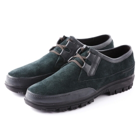 VANCL Earl Suede Leather Shoes Casual ( Hombres ) Deep Green SKU : 161097