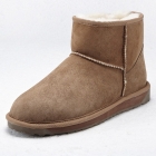 VANCL Pete Solid Suede Snow Boots (Men) Camel SKU:187187