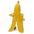 XJ023 Evil Bad Banana Man w/ Cigarette PVC Doll Toy - Yellow (29cm-Height) SKU:185191