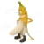 XJ023 Evil Bad Banana Man w/ Cigarette PVC Doll Toy - Yellow (29cm-Height) SKU:185191