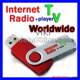 China Post 1pc TV USB Worldwide Internet Radio Recorder TV Player Supported thousands of TV and Radio Search Freeshipping 