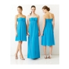 Chiffon Strapless Neckline with Rouched Empire Column Shape Hot Sell 2010 New Bridesmaid Dress