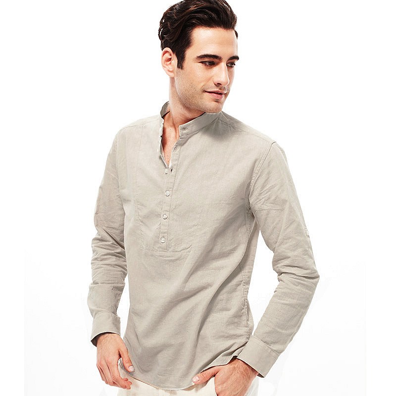 pullover linen shirt