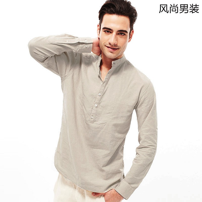pullover linen shirt