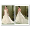08wedding dress, White / ivory Embroidery satin  gown! W-0028