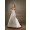 Free Shipping!  Solid or Two Tone Duchess Satin white / ivory wedding dress ML148