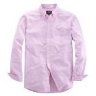 VANCL Robert Fashion Plain Oxford Shirt (Men) Pink SKU:761674