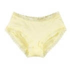 VANCL Alice Lace Tipping Modal Brief (Women) Light Yellow SKU:638855