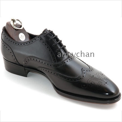 men s dress shoes handmade shoes wingtip brogue ox Wholesale