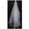 Perfect! beautiful Wedding  Veils with white best popular  gift free shipping 6692