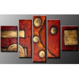 Buy Handmade Modern Abstract Oil Paintings Canvas Art Size:12x40=1p 