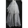 Perfect! beautiful Wedding  Veils with white best popular  gift free shipping 6694