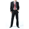 Wholesale -- Brand new Men's suit fress for man,come with top and pants,Dark gray spots W15