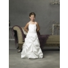 Custom-Made spaghetti satin Flower girl dress Junior Bridesmaid Dress size :2-14 years WE-52