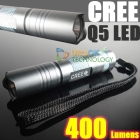 JawsLight CREE LED 400 Lumen 5-Modes Aluminium Alloy Waterproof Flashlight Torch 