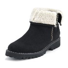 VANCL Joanna Fur Collar Boots (Women) Black SKU:525496