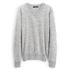 VANCL Marcus Wool Sweater (Men) Light Gray SKU:775514