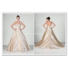 09 wedding dress, White / ivory Embroidery satin  gown! W-0113