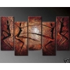 Handmade Modern Abstract Oil Paintings Canvas Art size:12X36=5p!!!