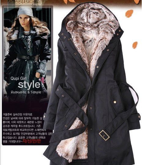 long warm women's coat