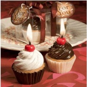 Yummy! Cupcake Candle Favors