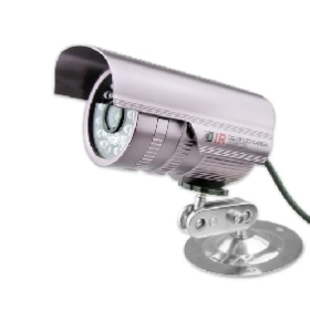 3.6 Lens 1/3 " COLOR CCD IR CCTV câmera externa Roxo