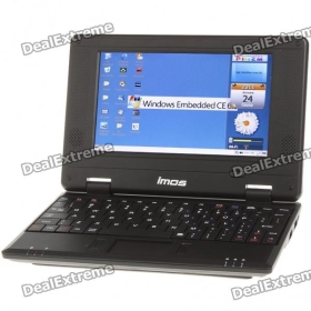 LCD da 7 " Windows CE 6.0 VIA8650 CPU UMPC Netbook w / WiFi - Nero ( ARM V5 349.79MHz/2GB/SD/LAN )