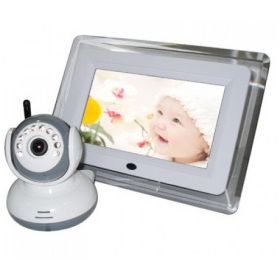 7 Inch Wireless Night Vision Camera + Two Way Audio  Monitor