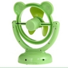 Cute Frog Design ABS Dual Power Mirror Fan with free shipping