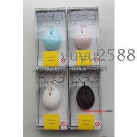 Hot selling!!Cute Colorful Mini Egg Shape USB Optical Mouse for PC Notebook