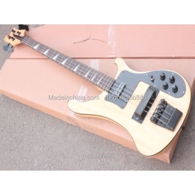 Chinese 4003 black Hardware  Bass Guitar In Natural Finish FR06