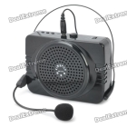 -678 Multi-Media Speakers w/3.5mm Audio Port, SD/Flash Drive and Microphone Included - Black