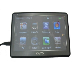 New Style 7 Inch Analog TV Car Gps Navigation, SiRF ATLAS -IV DDR 128, CPU 533MHZ, WIN CE 6.0, No  Card 