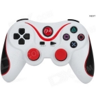 USB Dual- Wired Controller for   3  /  Slim - White + Red