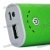 Yoobao External 5200mAh Emergency Power Charger w/ LED Flashlight for /iPad/Cell Phone - Green