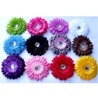  Children's hair clip gerbera  flower hair clipper girl interchangeable clips 500pcs 