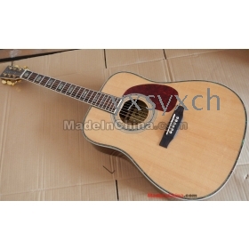 Livraison gratuite gros qualité supérieure D45 crème-coloré ACOUSTIQUE GUITARE NATUREL MEILLEUR VENEER guitare