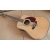 gratis forsendelse engros Top kvalitet D45 Cremefarvet ACOUSTIC GUITAR NATURAL BEST finér guitar