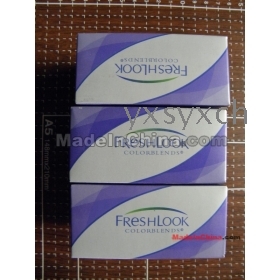 סיטונאי - 50 זוגות = 100 יח' 2012 עדשות צבע קשר Freshlook 3 רינגטונים Crazy עדשת צבעי עדשות מגע מק"ט : 99,191