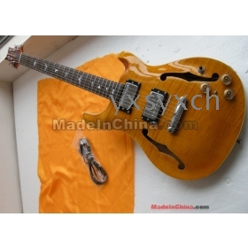 Free shipping HOT wholesale High-quality yellow jazz Electric Guitar high quality signature guitar 