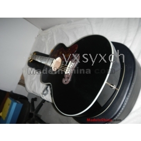 Wholesale High Quality  Acoustic Guitar  Black with case