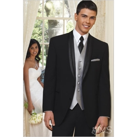 Custom size Groom Tuxedos /men's wedding dresses/suits for jacket/tie/vest/pants NO.25