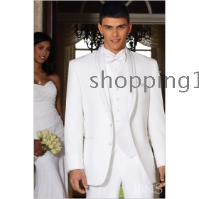 Custom size Groom Tuxedos /men's wedding dresses/suits for jacket/tie/vest/pants NO.26