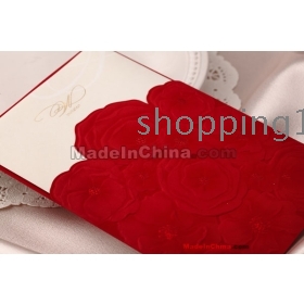 100pcs CW1037 Invitation card/Wedding Invitations/wedding cards fast shipping 