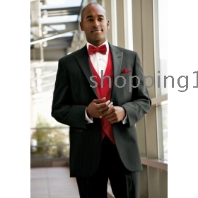 Vestidos de boda de la manera de su misura esmoquin del novio de los hombres ( chaqueta de los pantalones chaleco corbata pañuelo )